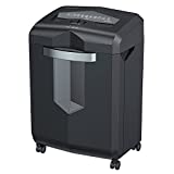Bonsaii 18-Sheet Heavy Duty EverShred C149-C Cross-Cut Paper and Credit Card Shredder 60 Minutes Running Time, 6 Gallon Pullout Basket and 4 Casters, Black