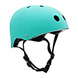 FerDIM Skateboard Helmet for Kids Youth Adult, Bike Helmet CPSC Certified for Skate Scooter Rollerblade Roller Skate Bicycle Cycling BMX Inline Skating Skiing Climbing Longboard with Removable Liner