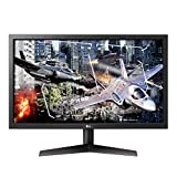 LG UltraGear 24GL600F-B 24 Inch Full HD Gaming Monitor with Radeon FreeSync Technology, 144Hz Refresh Rate, 1ms Response Time - Black