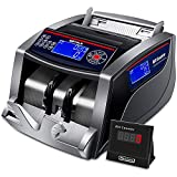 Money Counter with Counterfeit Bill Detection UV/IR/DD/MG/MT, 3 Displays, 5 Modes Add/Batch/Auto/Count/Restart, Bill Counter 1,000 Notes per Minute - (NOT Count Value of Bills)
